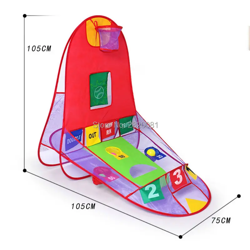 3in1 Sparare basket gioco tenda portatile facile fold shooting tenda, bambini Palla competere Punteggio gioco prato beach sport giocattoli regalo