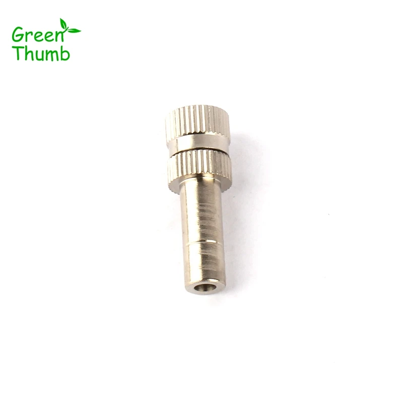 

20pcs 6mm Brass Quick Plug Nozzle Aperture 0.2mm/0.3mm/0.4mm/0.5mm/0.6mm/0.8mm Brass Mist Nozzle for Garden Cooling Humidify