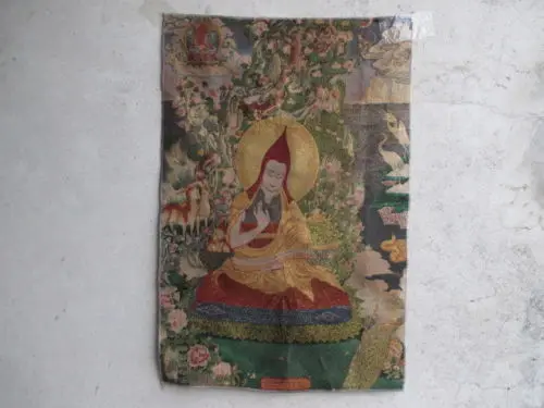 

Вышитая тибетская шелковая вышивка bodhisattva thangka