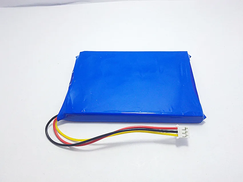 ثلاثة خطوط مع المكونات البطارية 7.4 V كبار المستشارين المحمولة المحمول DVD EVD 706090 2600 mah