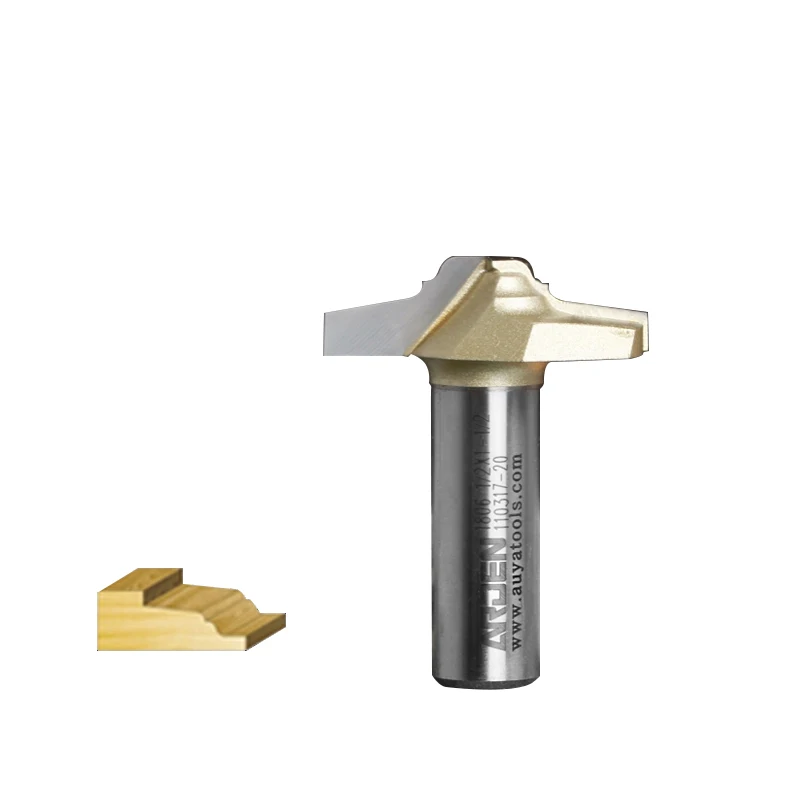 

HUHAO Woodworking Tools Arden Router Bit Hook Flower Bit Router 1/2*1-1/4-6mm Shank - Arden A1806018