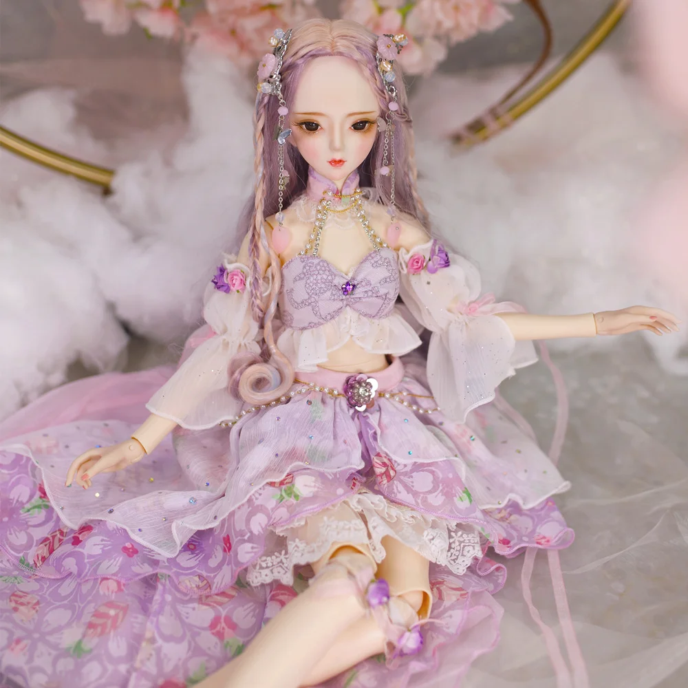 

1/3 Bjd joint body 62CM Zi Yang hand-painted makeup suit with clothes shoes exquisite gift box packaging SD dolls toy