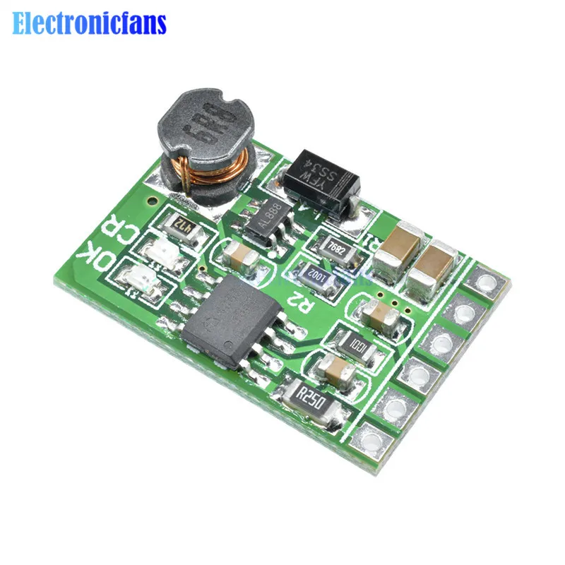DC 5V 3.7V 5V to 12V DC 12V 2in1 Lithium Battery Charger Discharger Board DC-DC Converter Step-up Module for IP PTZ Camera UPS