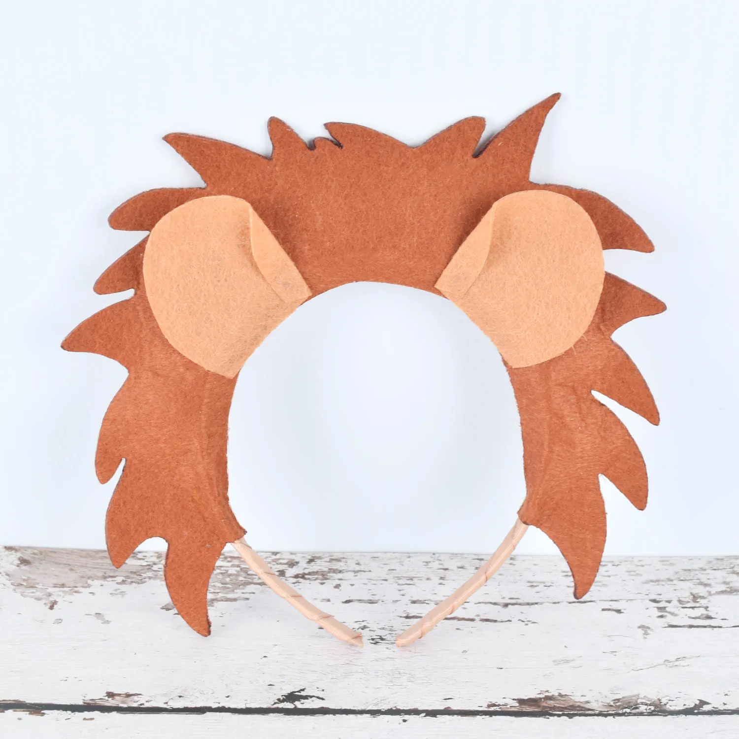 Lion Costume Headband for Kids Baby Birthday Party Hair Accessories Boys Lion Halloween Costume Headbands Hard Plastic Headwear