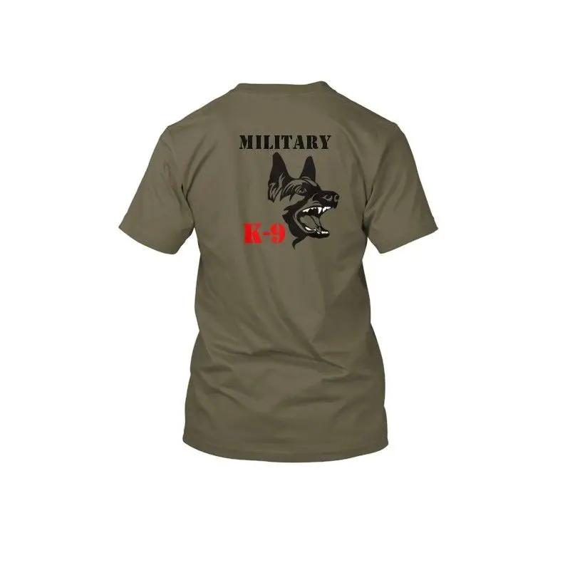 O-Neck Sunlight Men T-Shirt Military K9 T Shirt Summer Casual Man