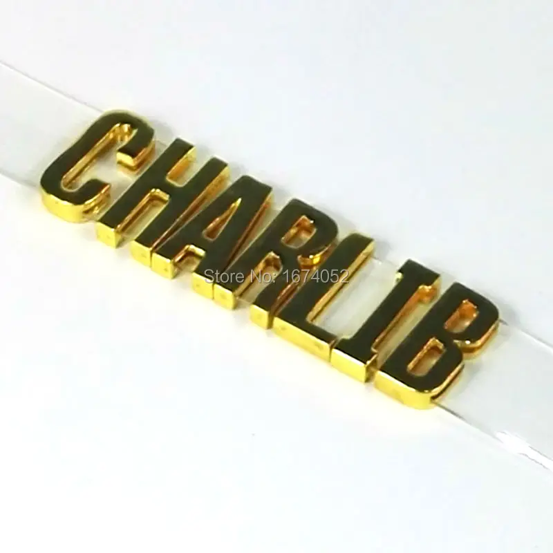 Handmade Customised Choker Big Letters Collar Choose Name Word Collar Necklace Golden Tall 35mm PVC Transparent Choker