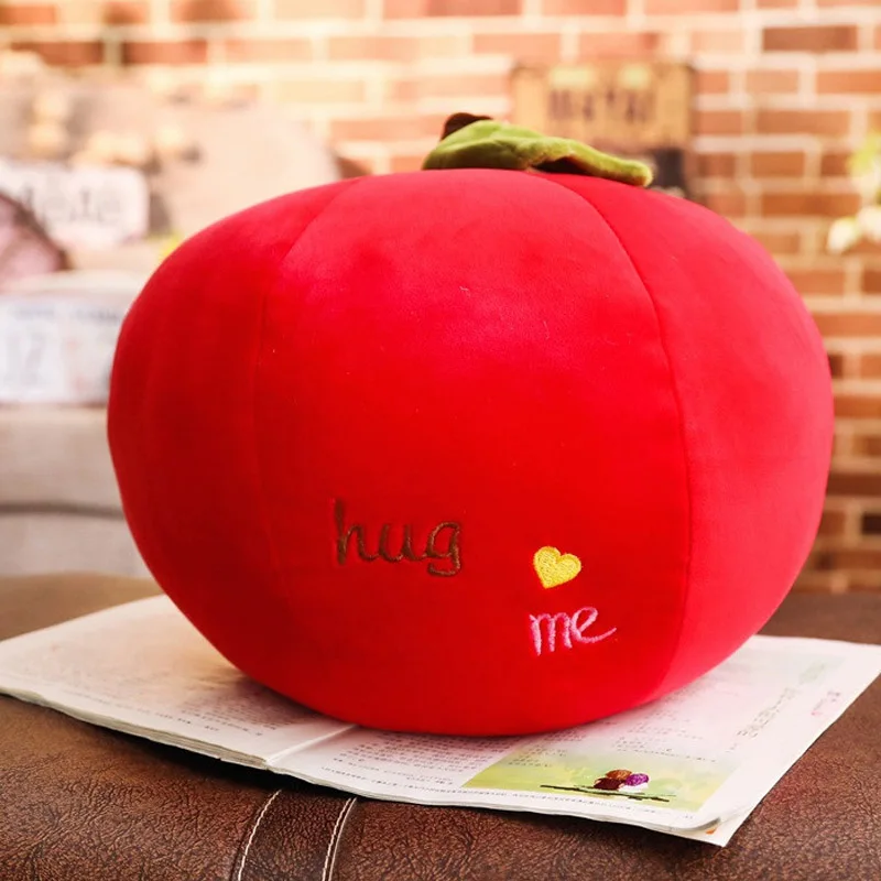 Dorimytrader Cute Apple Pillow Simulation Fruit Pillow Christmas Gift Deco 45cm 18inch DY50529