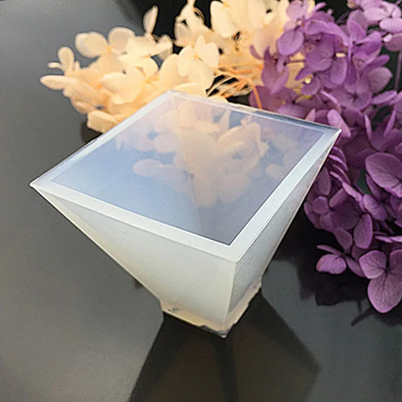 20/30/40/50mm Transparent Pyramid Silicone Molds DIY Resin Decorative Craft Jewelry Making Mold Resin Molds For Jewelry