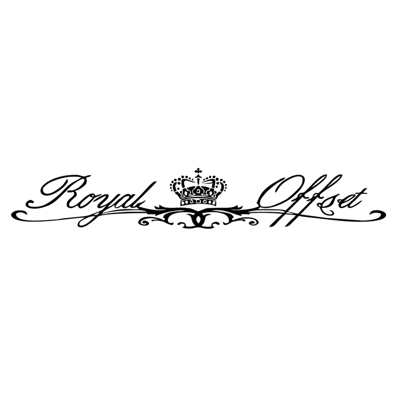 Royal Offset  Windshield Windscreen Vinyl Decal Stickers Front Glass Car Styling Graphics Car accessories Jdm