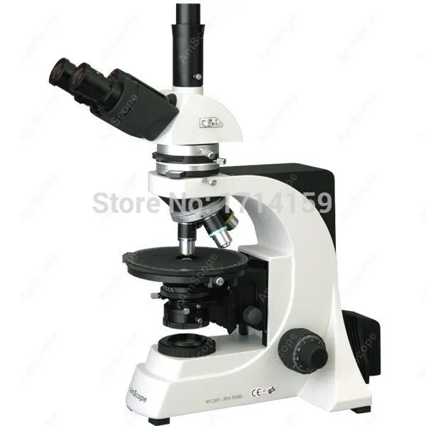 Metallurgical--AmScope Supplies Infinity Polarizing Trinocular Microscope 40X-600X