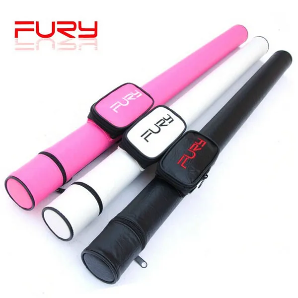 

Brand Pool Cue Case Cylinder Tube Shape PU 1/2 Billiard Cues Bag Billiard Accessories Black/White/Pink 80.5cm Length China