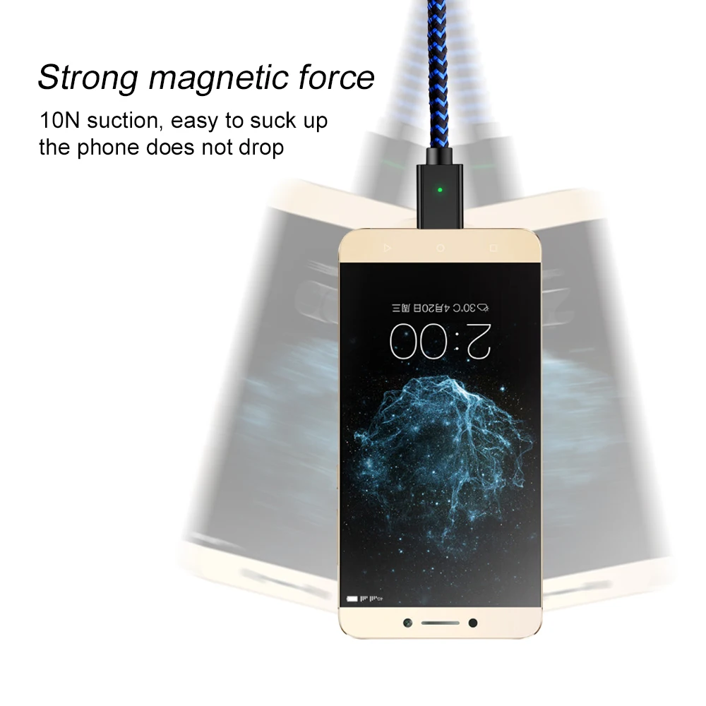 OLAF Magnetic USB Type C Cable for Samsung Galaxy S9 S8 Fast Charging Data Cable for Huawei Mate 20 Pro Xiaomi Mi 8 USB Type-C