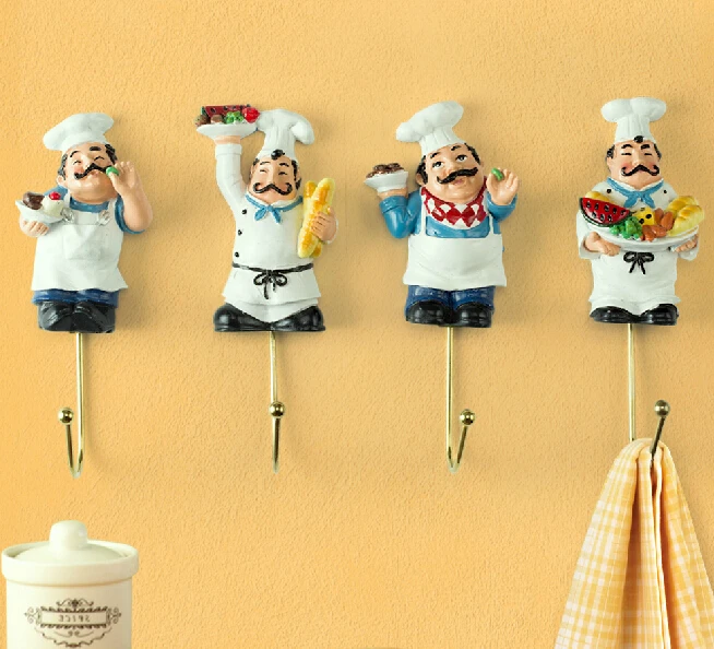 

2015 new French chef wall hangings creative hook hook coat hooks coat hooks set