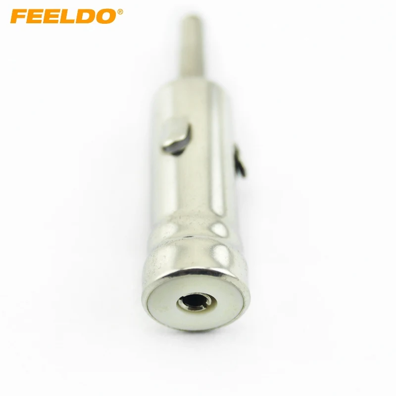 

FEELDO 1PC Car AM/FM Radio Male ISO Plug to Din Aerial Antenna Plug Adapter Connectors#1496