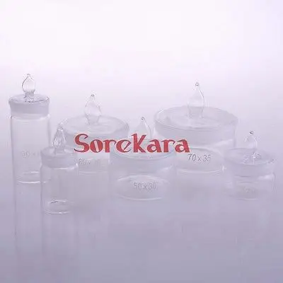 70x35mm Glass Weighing Bottle In Low Form Glass Weighing Specific Gravity Bottle