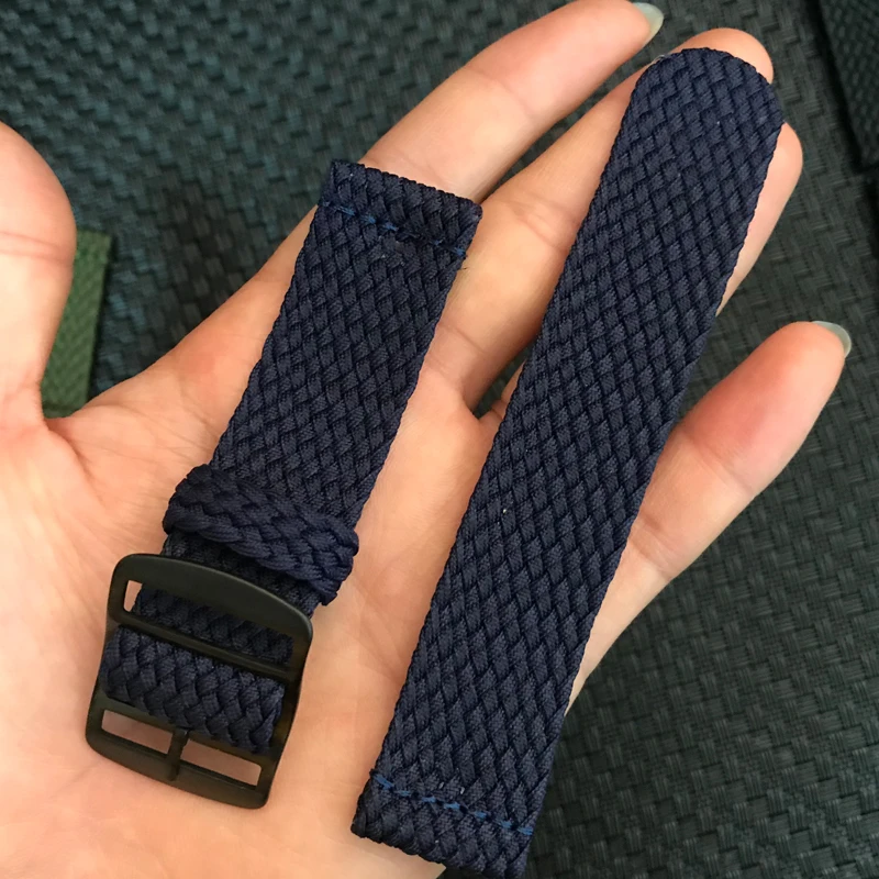 Nylon Woven Watch Band Colorful Replacement Buckle Strap For Perlon watchband 20 22mm for Xiaomi Huami Amazfit Pace Bracelet 22m