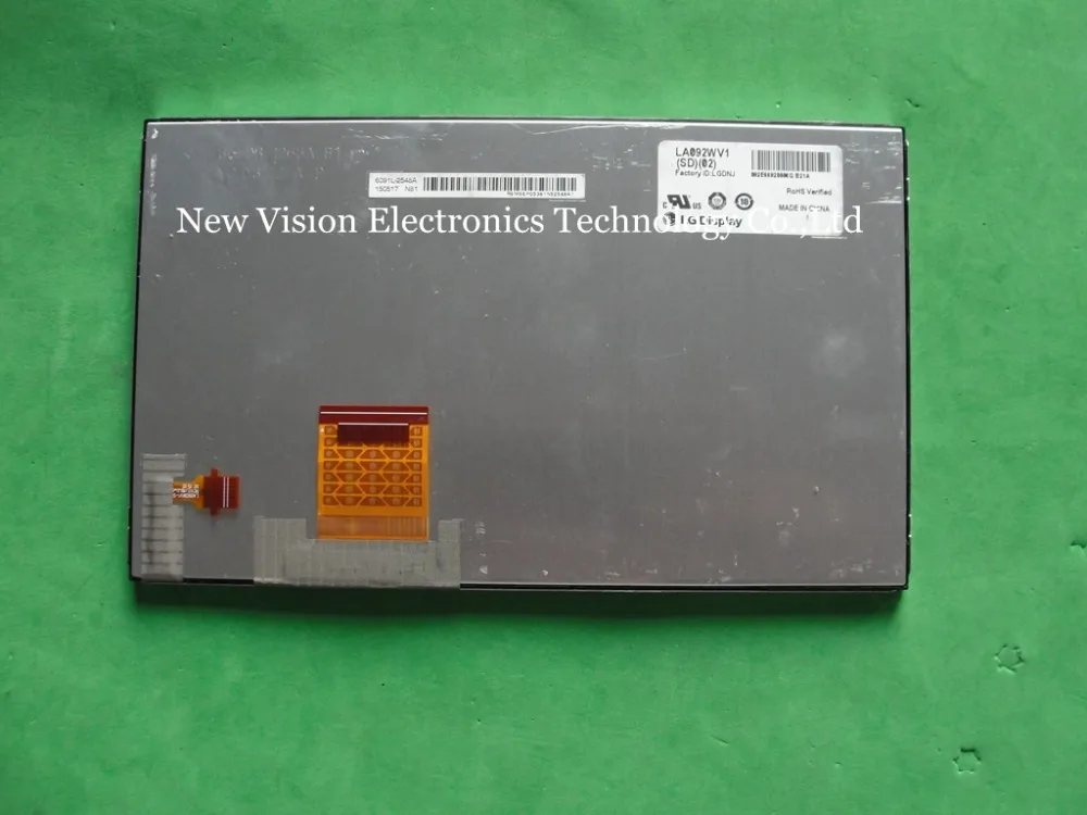 

LA092WV1(SD)(02) LA092WV1-SD02 Brand New Original 9.2 inch LED LCD Display Screen Module for Car GPS Navigation