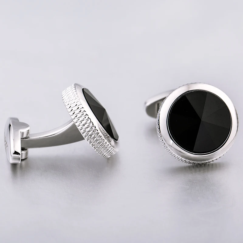 KFLK Jewelry French Shirt Fashion Cufflinks for Mens Brand Cuff links Buttons Black High Quality guests 2017 New Arrivals