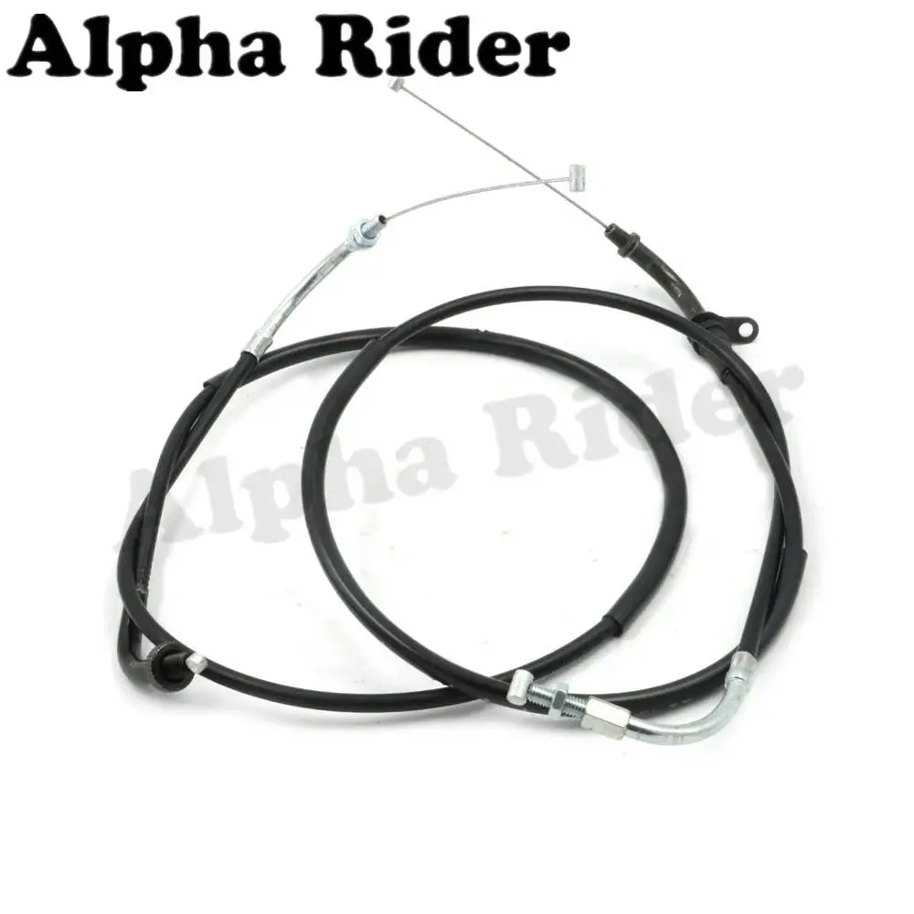 2PC Motorcycle Throttle Oil Line Accelerator Cable for Yamaha XVS400 XVS650 Drag Star 400 650 V-Star DS400 DS650 98-12