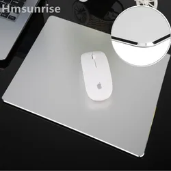 Aluminum Mousepad Double Side Gaming Mouse Pad Metal Non-Slip Thin Computer Mouse Pads Gaming For Macbook PC Laptop Accessories