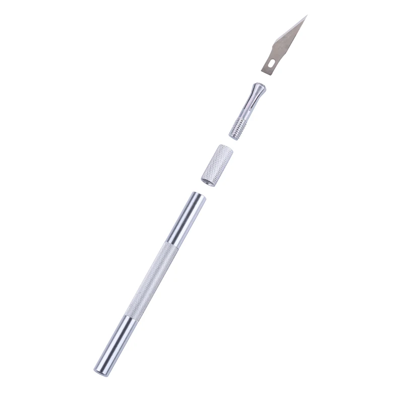 Lâminas de facas de escultura em madeira, faca de gravura, ferramentas PCB Repair, corte DIY, couro, frutas, alimentos, passatempo, 10pcs por lote
