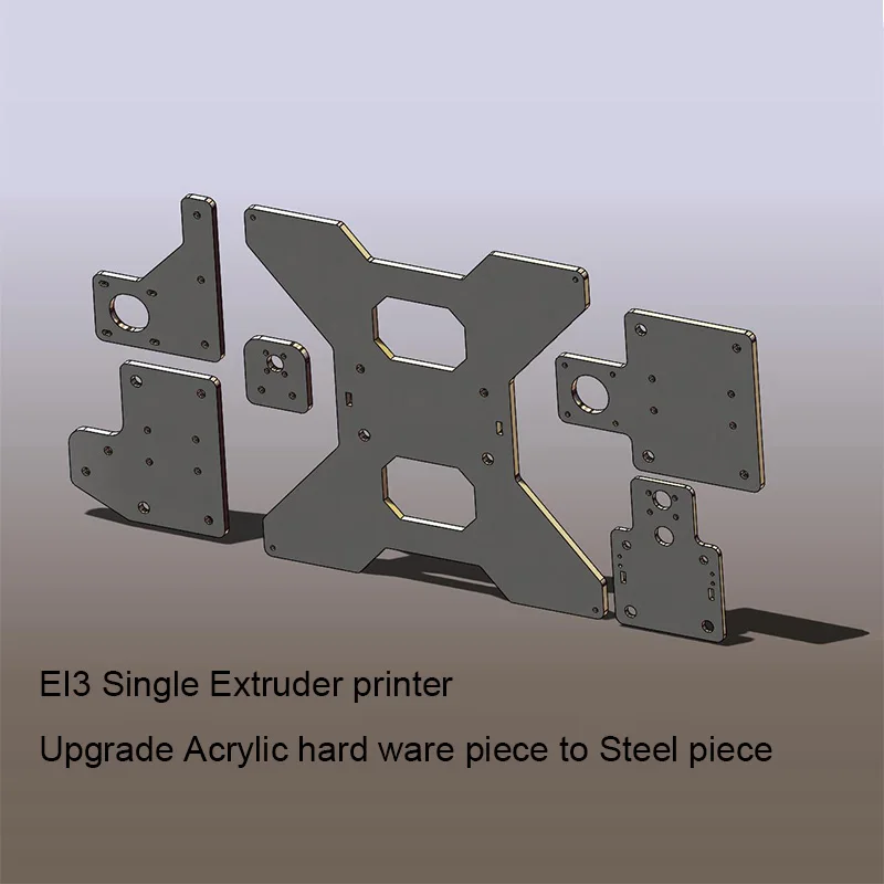 

Обновленная стальная пластина HE3D для 3D-принтера EI3 DIY