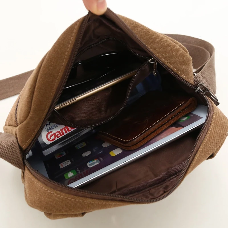 Vintage Women's Messenger Bags Canvas Shoulder Bag Fashion Business Crossbody Bag Patchwork Multifunctional Travel Handbag