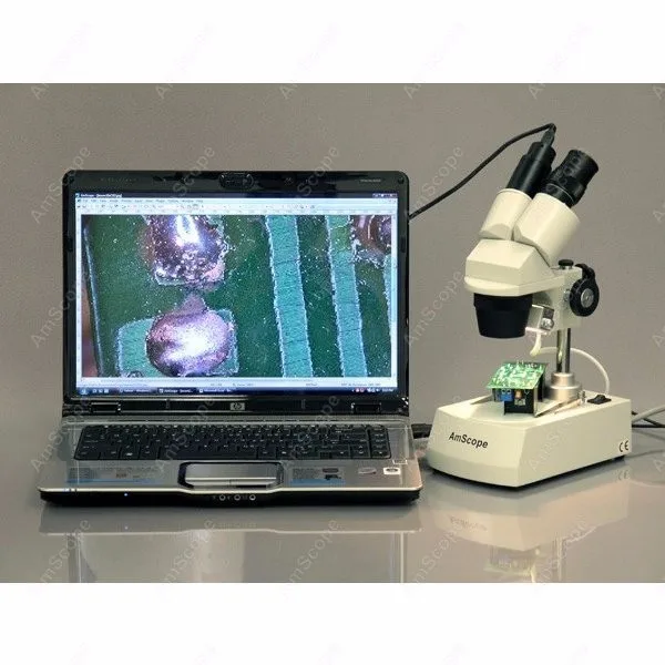 Binocular Stereo Microscope--AmScope Supplies Binocular Stereo Microscope 10X-20X-30X-60X