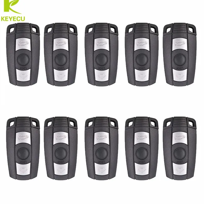 

KEYECU 10PCS/LOT New Smart Remote Key 3 Button 868MHz ID7944 for BMW CAS3 3+ 1 3 5 7 Series X5 X6 Z4