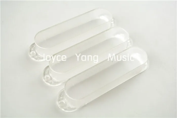 Niko Transparent Clear No Hole Closed Single Coil Pick up Covers For Fender Strat Style Electric Guitar Free Shipping Wholesales