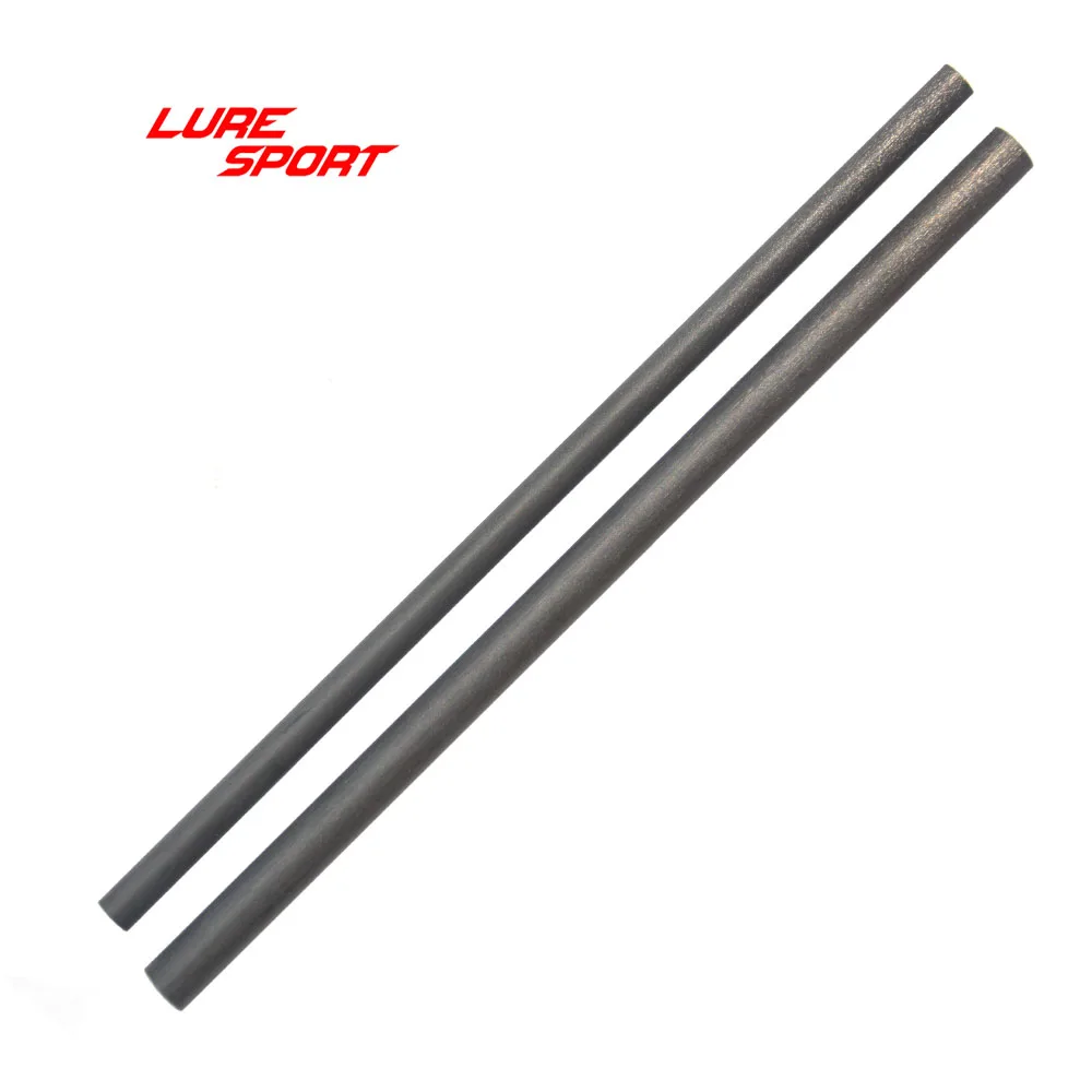 LureSport 4pcs 8pcs128mm 26cm OD4.5mm-12mm Solid Carbon Cylinder Spogit Blank Connecting Rod Building Component DIY Repair