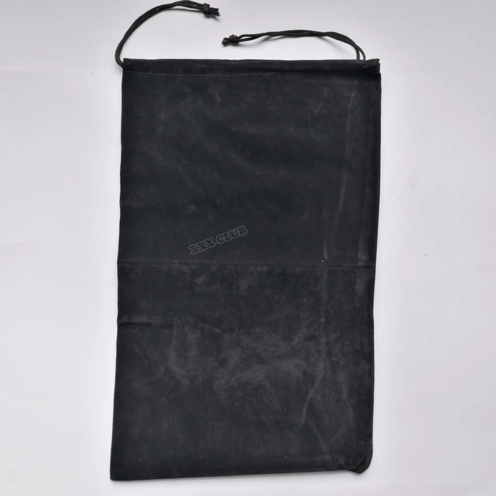 Thierry 23*37cm Flannel Drawstring Storage big Bag for Adult Sex Toys, vibrator dildo anal butt plug etc. sex products