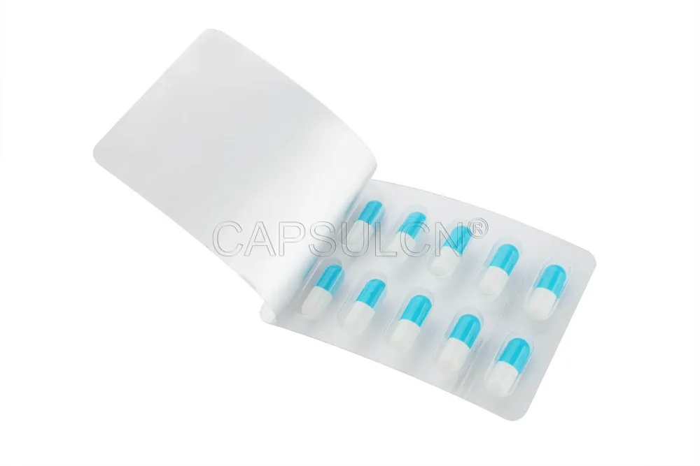 (10 löcher) 3000 stücke/karton Blister Verpackung Blatt, kapsel Blister Verpackung Blatt Für größe 0 Kapsel mit 10 löcher