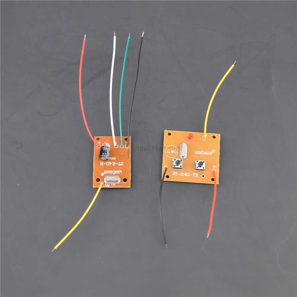 2pcs Two-way 2.4G Electronic Remote control Board two-channel Reveiver Board