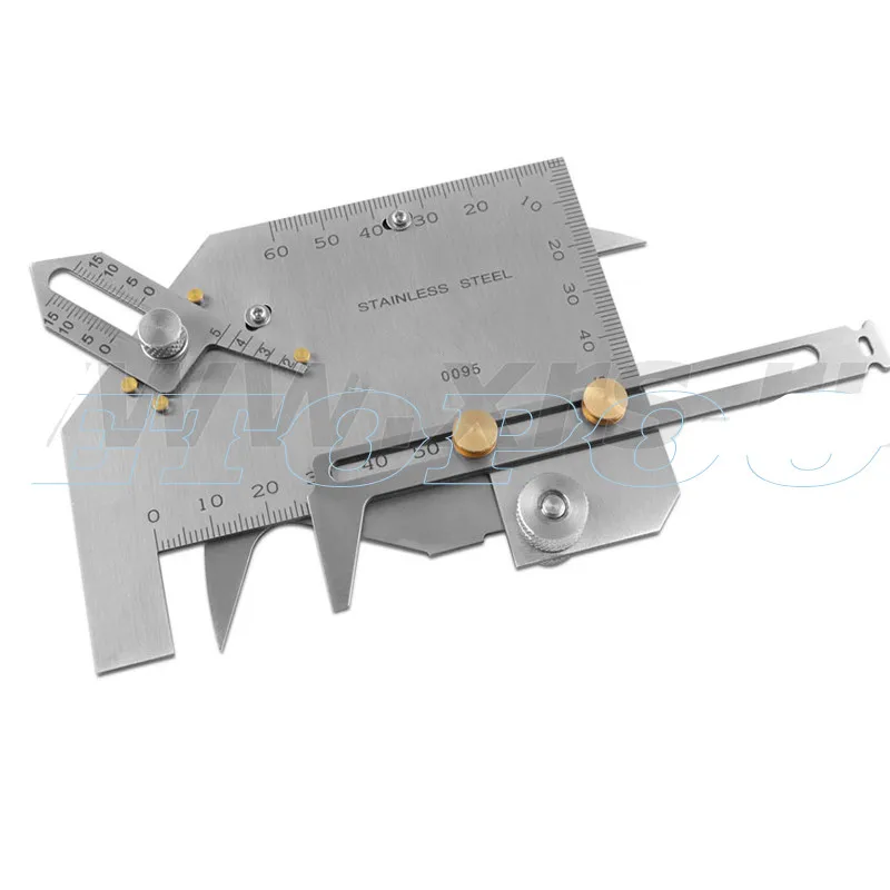 Welding Angle Gauge WGU-8M Welding Seam Gauge Vernier Caliper Weld Gauge Weld Inspection Tool MG-8 Welding Angle Ruler