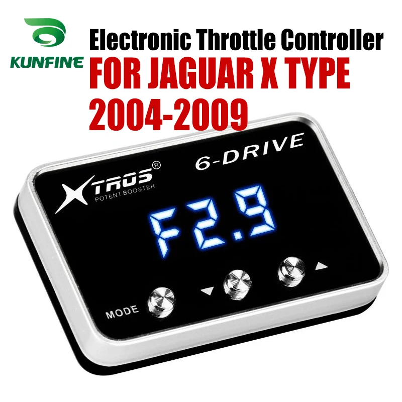 Controlador electrónico de acelerador de coche, potenciador potente de acelerador de carreras para JAGUAR X TYPE 2004-2009, accesorio de piezas de sintonización