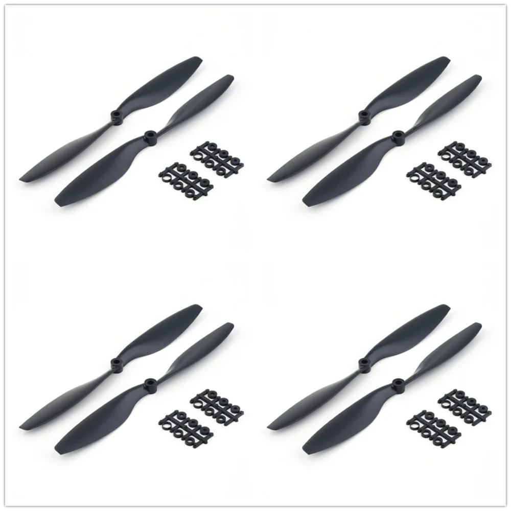 

8pcs(4 pairs) 1045 10" Propeller Prop CW CCW Blade for DJI F450 F550 RC Quadcopter Spare Parts Fit for F450 A2212 KV1000 Motor