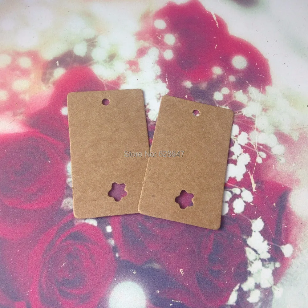 

Free Shipping kraft gift tags Blank Brown Kraft Paper Marked Blank paper Cards clothing tags Hand Draw Tags