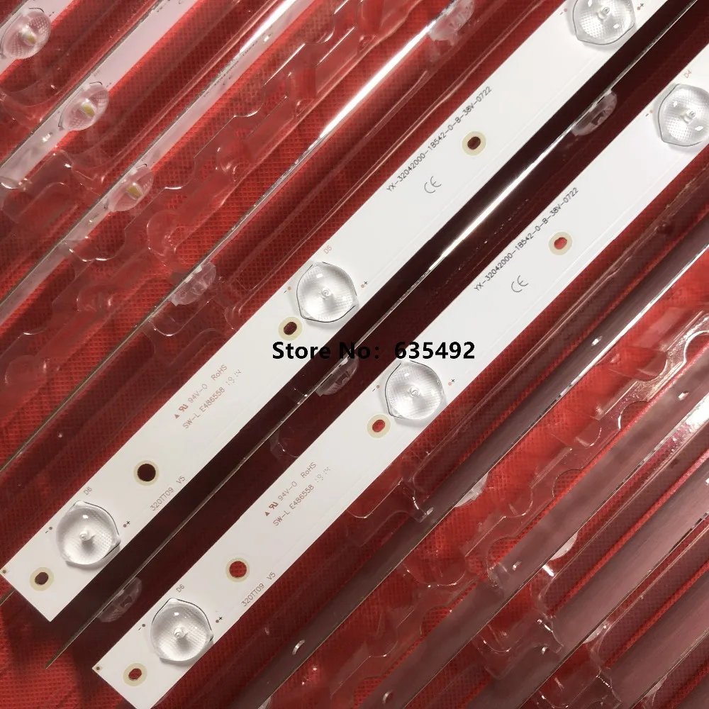 Светодиодная подсветка 2CS 6 ламп для Ph ilips 32PHG4109/78 32PFL3088 32PFL3188T 32PFL3168T/60 320TT09 V4 320TT09 V5 YX-32042010-3C553-0-9