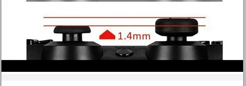 PS4 PS3 XBOX one XBOX360 용 2pcs 향상된 실리콘 아날로그 컨트롤러 스틱 그립 캡 스킨 커버 높이