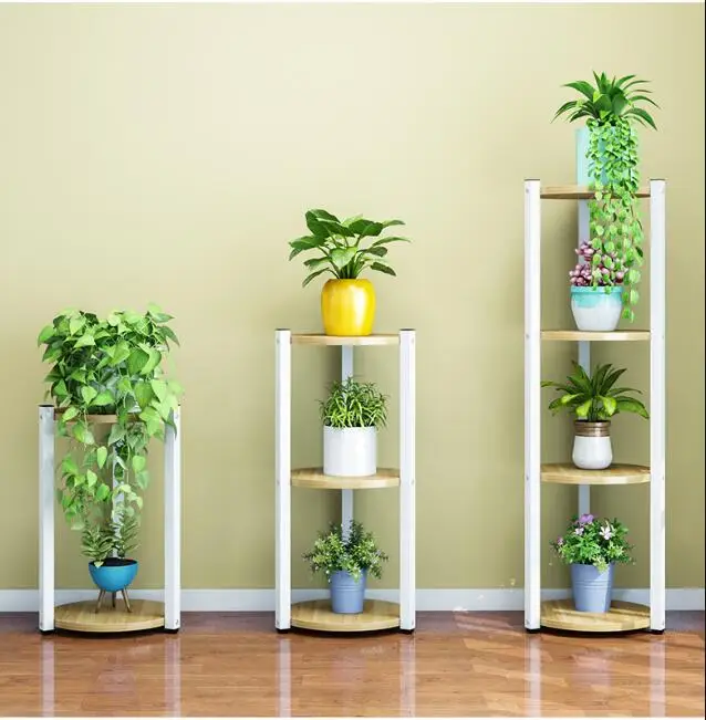 Flower rack multi-layer interior decoration province space balcony flower rack tieyi multi-layer living room indoor flowerpot sh