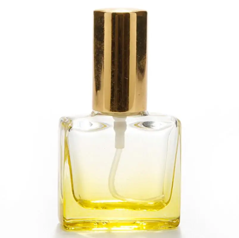 10ML Roll On doseren kleine parfumflesje cosmetische kleurverloop vierkante glazen fles 200 stks/partij