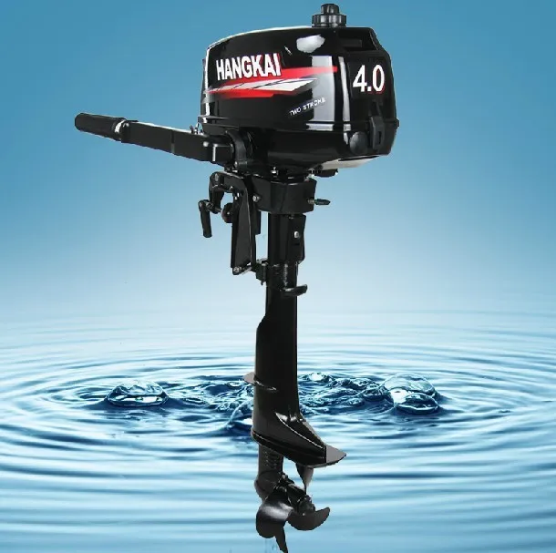 New Arrival Hangkai Portable Marine 2 Stroke 4HP Short Shaft Outboard Boat Motor For Sale