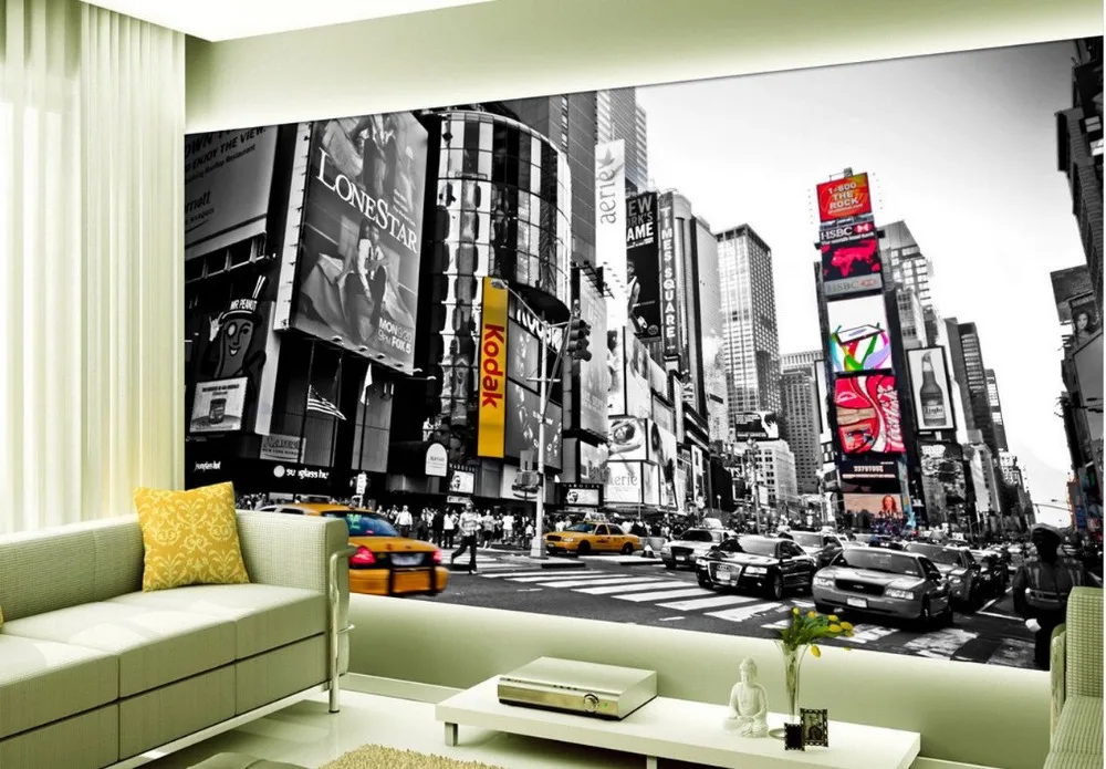 

3d mural wallpaper Custom photo wallpaper 3D Eurpean Vintage black and white TV backdrop