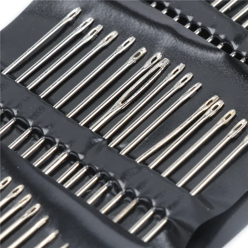 55PCS/Set Hand Tools Silver Stainless Steel Sewing Needles Sewing Pins Set Home DIY Crafts Hand Tool Set