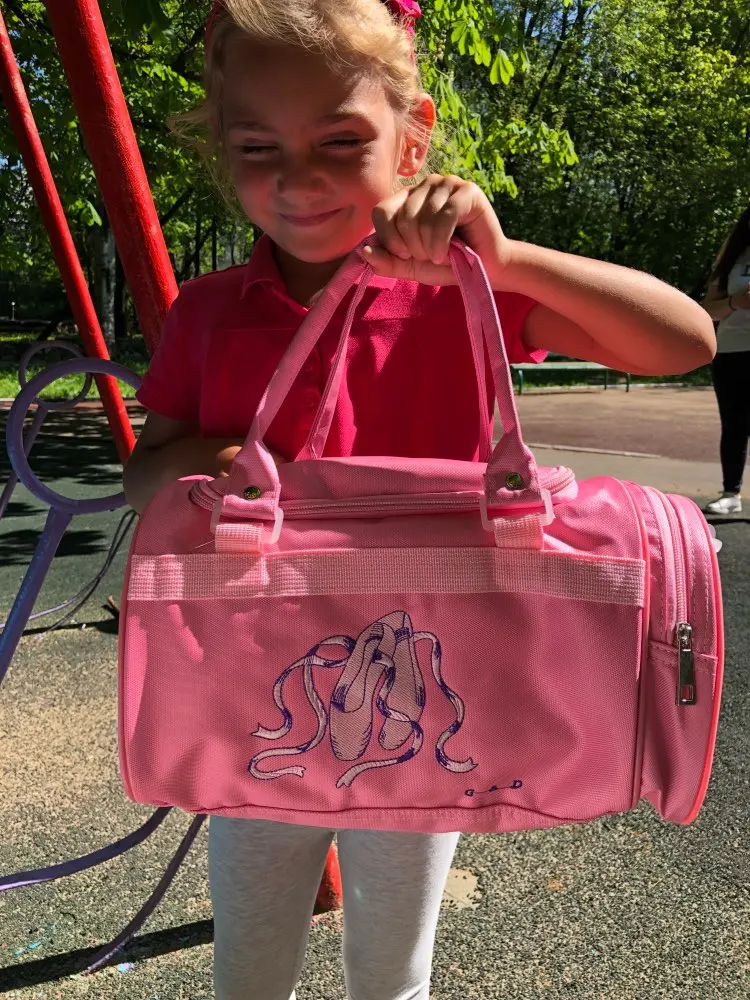 Sac à dos de danse en toile pour enfants, sac de ballet pour filles, sac à main pour ballerines roses, sac à dos pour enfants, remise, E27