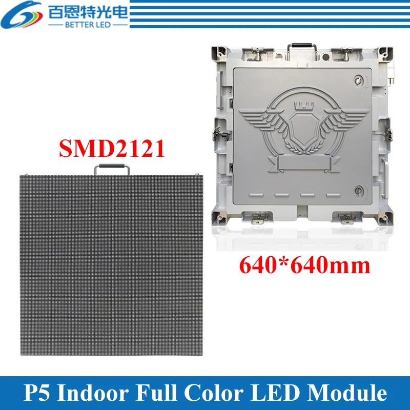 

12pcs/lot 640*640mm 128*128 pixels 1/16 Scan Rental cabinet Indoor P5 Full color LED Display