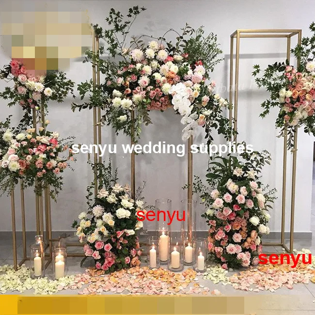 Arch Iron Stage Event Backdrop Stand for Party Home or Outdoor Use New Model senyu0519