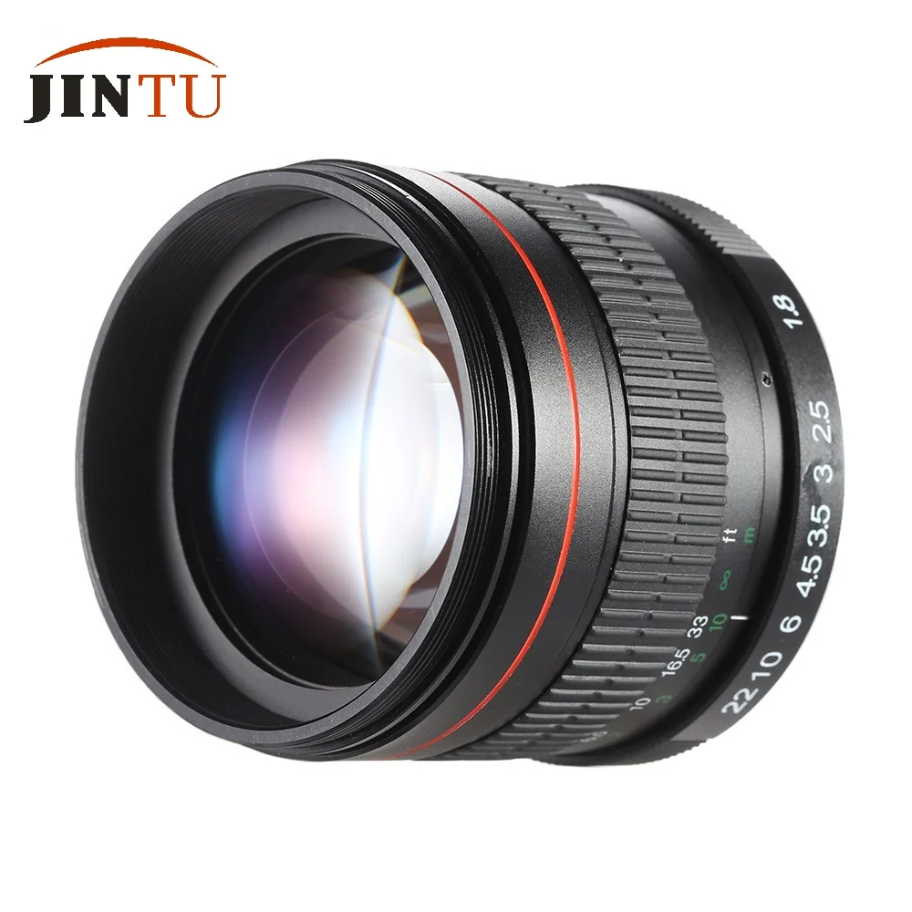 

JINTU 85mm F1.8 Super Manual Focus Portrait Lens for Canon EOS T5i T4i T3i T2i T1i XTi XS 750D 5DII 5D3 5DIV 7DII 6DII Cameras