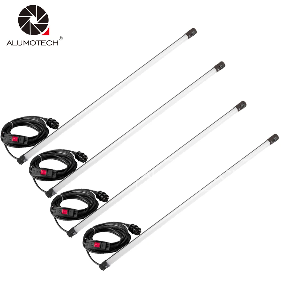 ALUMOTECH 50WX4 Pro Kino 2600~6000K Dimming LED Tubes For Studio Video Photography Camera Supppot Accessories Lighting Tubes